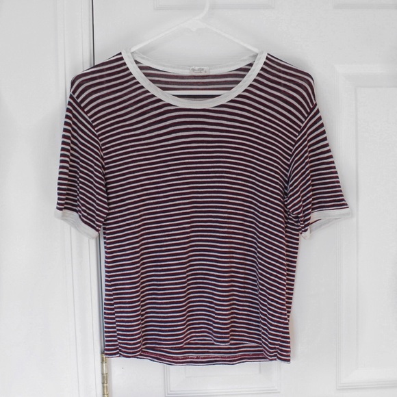 Brandy Melville Striped Tee - Picture 1 of 4